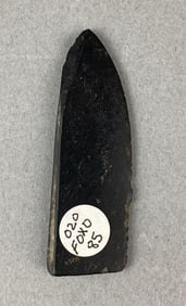Alaskan polished slate knife blade