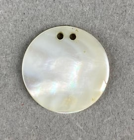 Historic drilled shell button