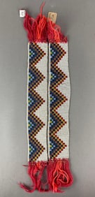 Pair of beaded sashes