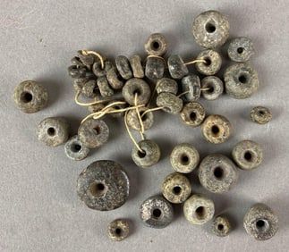 Strand of glass beads, Southern California