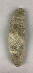 Slate bannerstone preform from Randolph County, Indiana