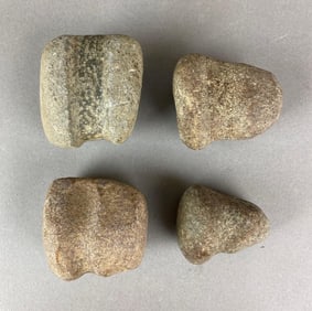 4x grooved hammerstones from Randolph County, Indiana