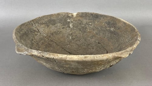 Shallow pottery bowl, Arkansas