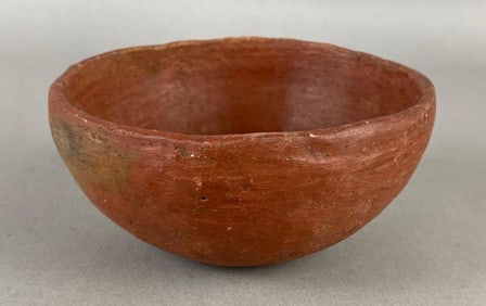 Red pottery bowl, Arkansas
