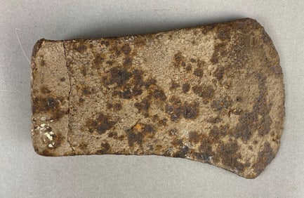 Old steel axe head, Seneca, New York