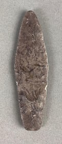 Creek-stained Agate Basin spear point from Wisconsin