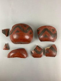 Arkansas Pottery Bowl Fragments