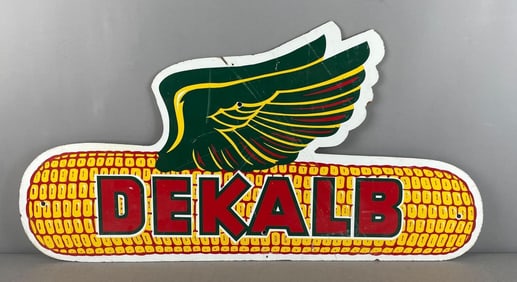 Dekalb Corn Pressboard Advertising Sign
