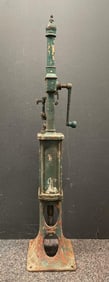 Antique Phillips and Co. Cast Iron Oil Pump