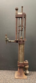 Antique Bowser Mechanical Oil Pump