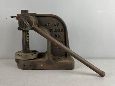 Vintage Atlas Press Co. Arbor Press