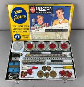 Gilbert Erector No. 10053 Rocket Launcher Set Building Toy