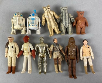 Group of 11 Vintage Kenner Star Wars Action Figures