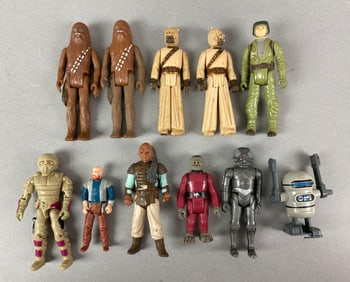 Group of Star Wars Action Figures and More
