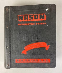 1956 Nason Automotive Paints Book