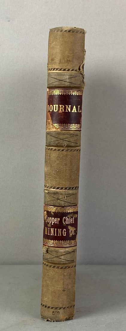 Antique Copper Chief Mining Co. Hardcover Journal (1 of 5)