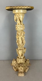 Asian Style Intricate Resin Plant Stand