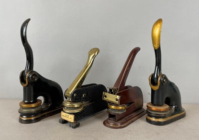 Group of Antique Seal Presses