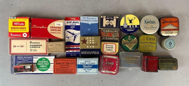 Group of Vintage Stationary Advertising Items
