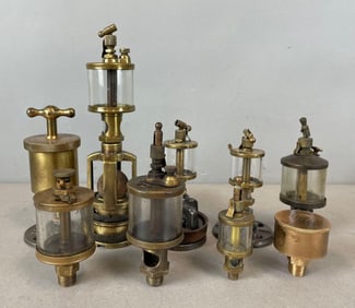 Group of Vintage Brass Pressure Valves
