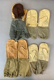 Group of 1950s U.S. Military Mittens