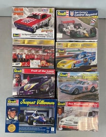 Group of Revell Racing Car Model Kits