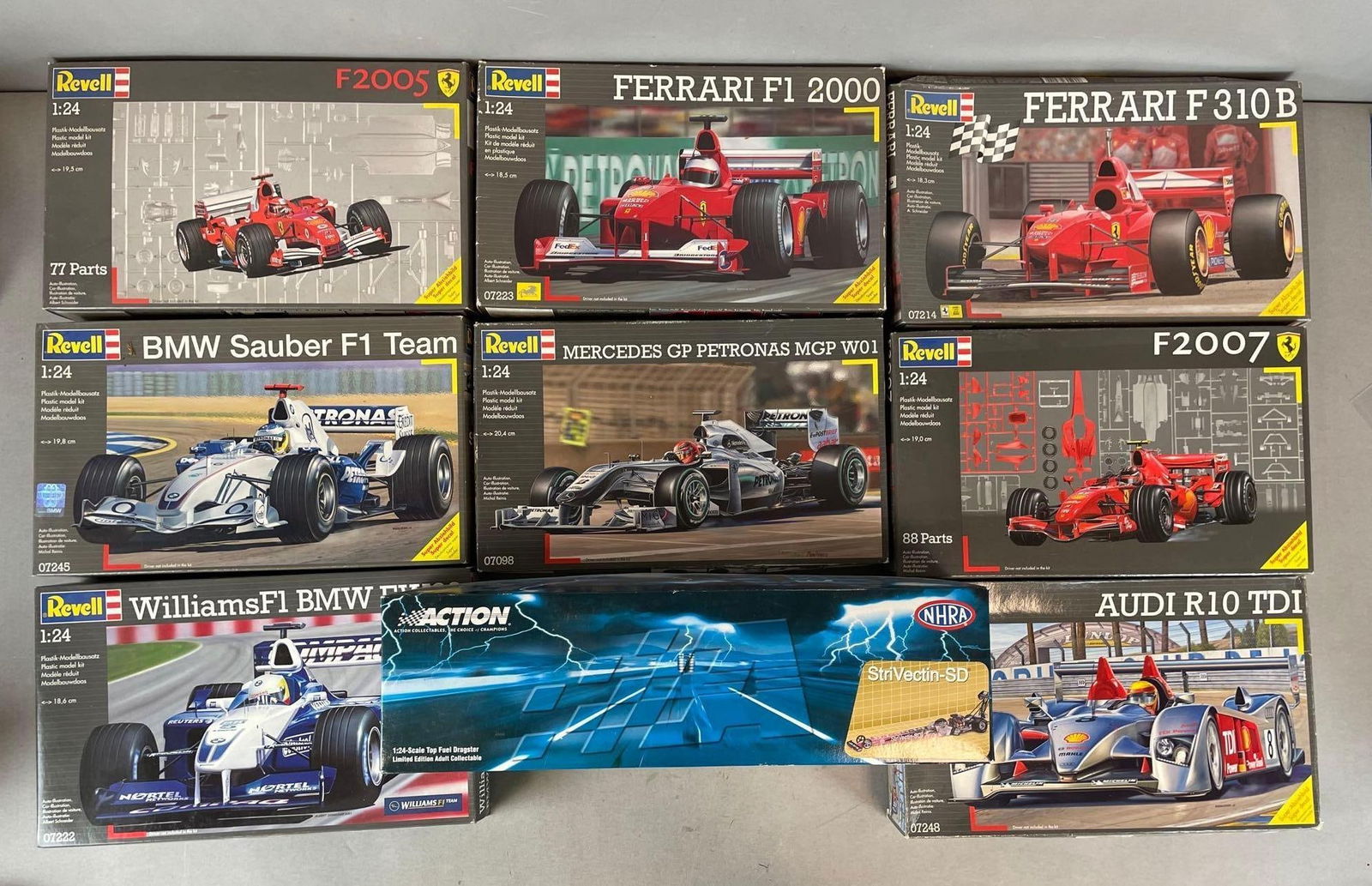 Group of Revell Racing Car Model Kits (1 of 3)