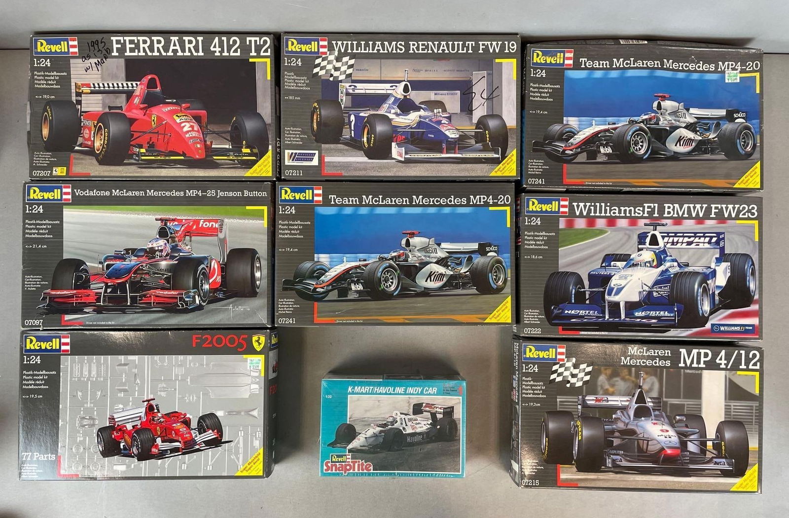 Group of Revell Racing Car Model Kits (1 of 2)