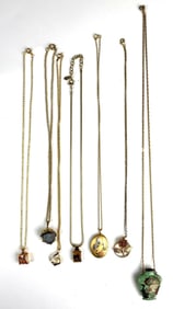 Group of 7 Costume Jewelry Necklaces