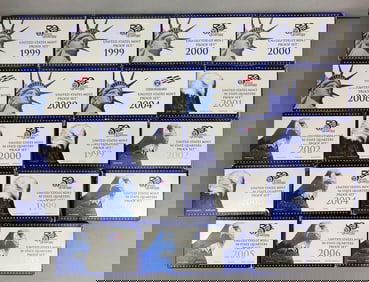 Group of 19 US Coin Proof Sets