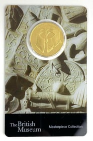 2020 Solomon Island $25 Corinthian 1/4 oz .999 Gold Coin