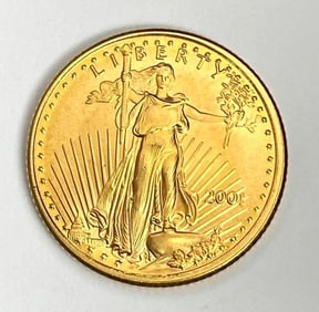 2001 US Mint $5 1/10th oz American Gold Eagle