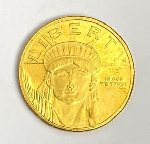 Money Metals Exchange Liberty 1/10 oz .9999 Gold Round