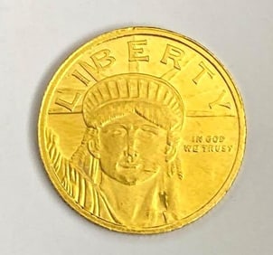 Money Metals Exchange Liberty 1/10 oz .9999 Gold Round