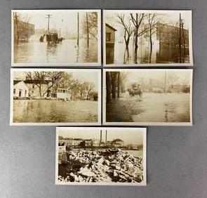 Postcards - 5 1916 Rock River Flood