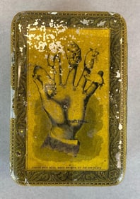 1879 Somers Bros Metal Boxes Five Little Piggies