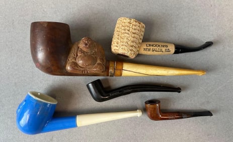 Group of Assorted Tobacco Pipes