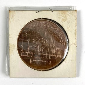 1988 Cubs First Night Game 1 oz .999 Fine Silver Commemorative Round