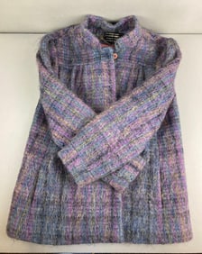 Vintage Women’s Jules Tourner Plaid Mohair Coat