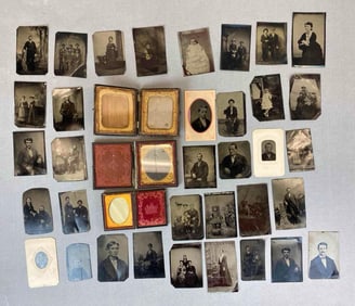Group of Antique Tintype Photographs