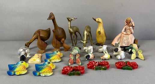 Group of Assorted Animal Figurines and More