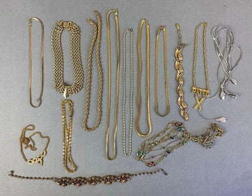 Group of Costume Jewelry Necklacea