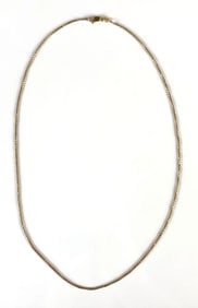 14K Gold Box Chain Necklace