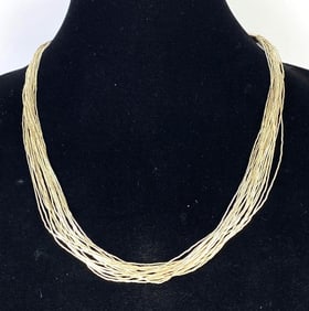 Sterling Silver Multi-Strand Necklace