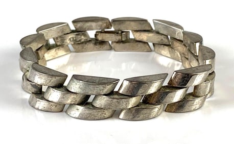 Sterling Silver Heavy Link Bracelet