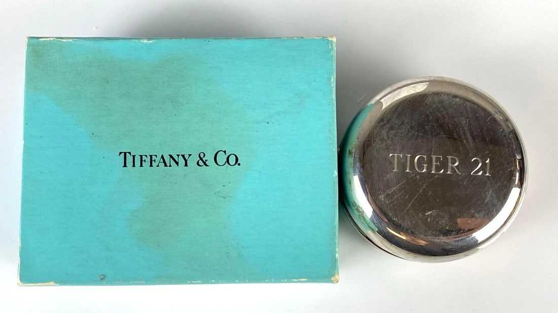 1999 Tiffany and Co. Sterling Silver Tiger 21 Yo-Yo (1 of 5)