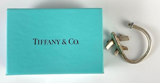 Tiffany and Co. Sterling Silver Airplane Keyring