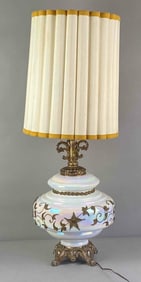 Vintage Carl Falkenstein Iridescent Glass Lamp