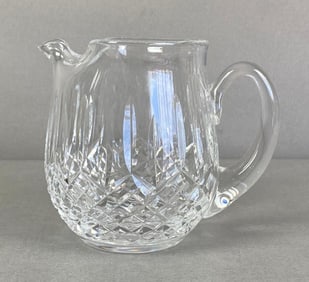 Vintage Waterford Cut Crystal Glass Lismore Pitcher