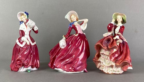 Group of 3 Royal Doulton  Porcelain Figurines